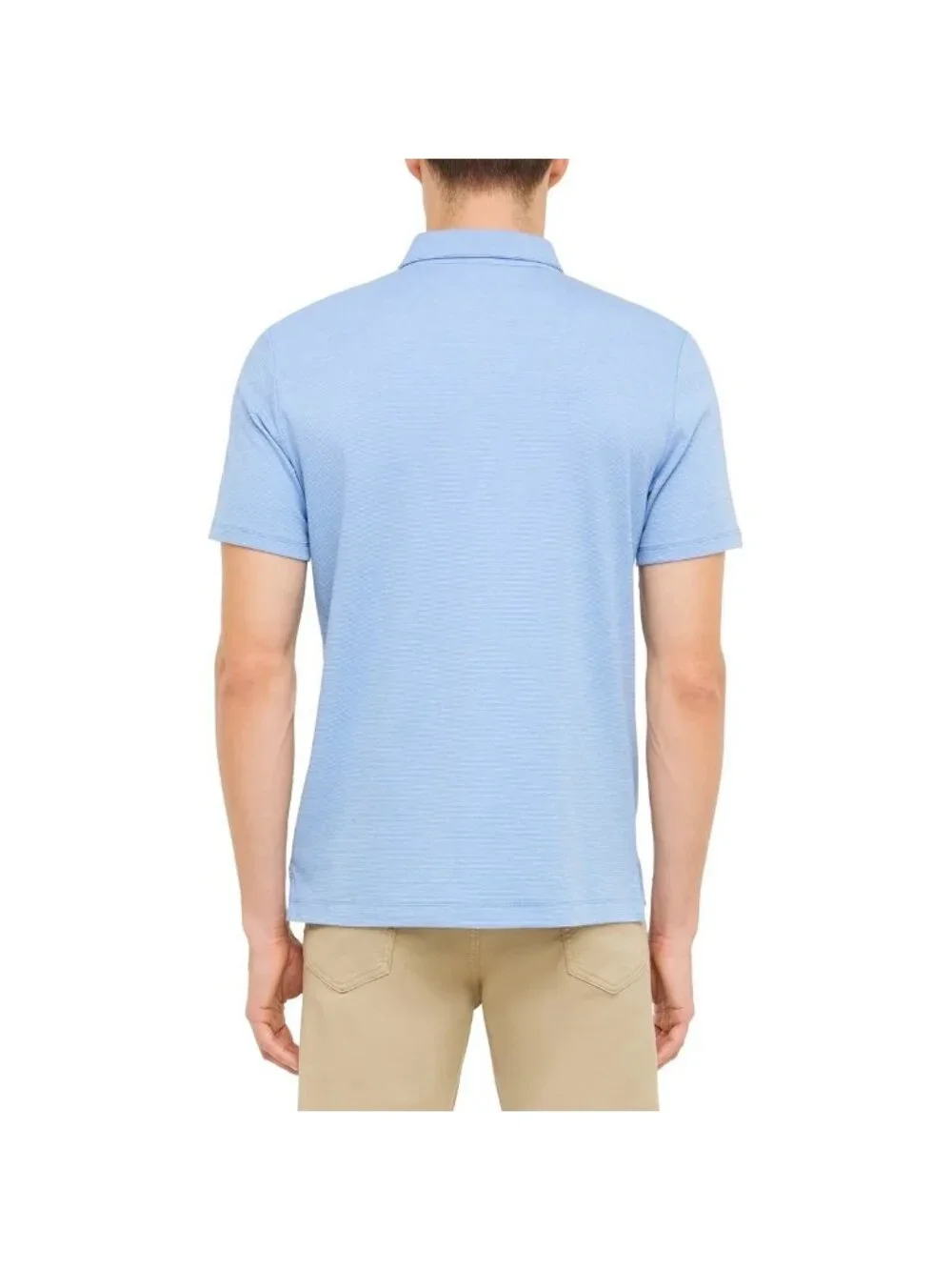 NWT Banana Republic Men's L Blue Polo Shirt Short Sleeve Classic Fit